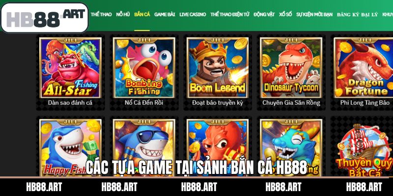 Khám phá về trò chơi đỉnh cao trong bắn cá tại HB88