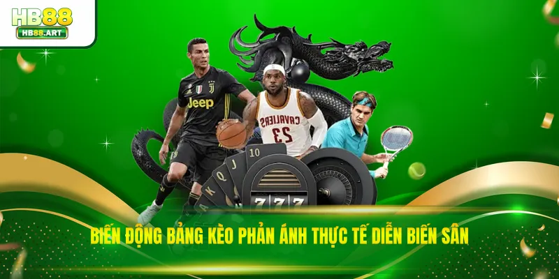 Biến động bảng kèo phản ánh thực tế diễn biến sân