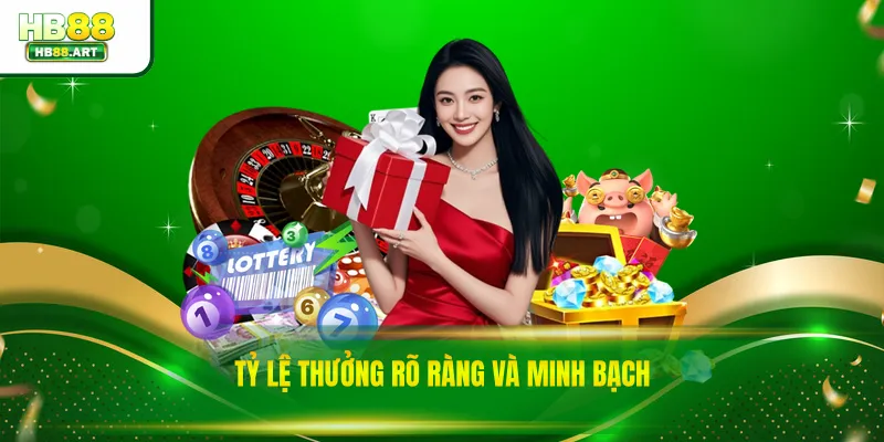 Tỷ lệ thưởng rõ ràng và minh bạch